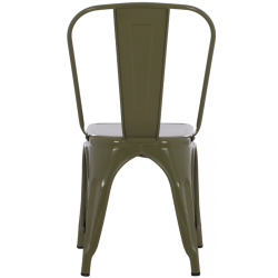 ΚΑΡΕΚΛΑ ΜΕΤΑΛΛΙΚΗ MELITA ΣΕ DARK OLIVE GREEN 43x50x82 εκ. HM8641.03