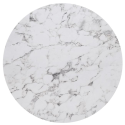 HPL (High Pressure Laminated) Επιφάνεια Τραπεζιού Απόχρωση Marble Φ70cm/12mm