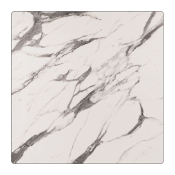 ΕΠΙΦΑΝΕΙΑ ΤΡΑΠΕΖΙΟΥ HPL HM5837.11 MARBLE WHITE-GREY 60x60 εκ. ΠΑΧΟΥΣ 12mm.