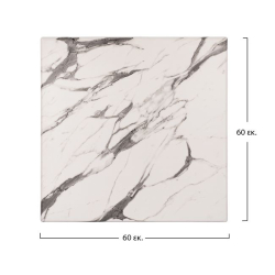 ΕΠΙΦΑΝΕΙΑ ΤΡΑΠΕΖΙΟΥ WERZALIT 60Χ60 MARBLE WHITE-GREY 5657 HM5229.11