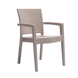 DEFENCE-P/PARIS RATTAN ΠΟΛΥΘΡΟΝΑ PP CAPPUCCINO 58X89X55