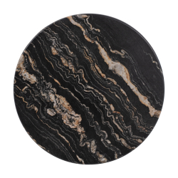 ΕΠΙΦΑΝΕΙΑ ΤΡΑΠΕΖΙΟΥ ΣΤΡΟΓΓΥΛΗ 5787 WERZALIT Φ60 BLACK GOLD MARBLE HM5227.15