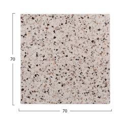 ΕΠΙΦΑΝΕΙΑ ΤΡΑΠΕΖΙΟΥ ΤΕΤΡΑΓΩΝΗ 5766 WERZALIT 70X70 εκ. TERRAZZO HM5230.16