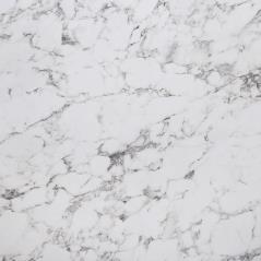 HPL (High Pressure Laminated) Επιφάνεια Τραπεζιού Απόχρωση White Marble, Εξωτερικού χώρου 60x80cm/12mm