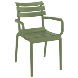 PARIS OLIVE GREEN ΠΟΛΥΘΡΟΝΑ ΠΟΛ/ΝΙΟΥ 58X59X84εκ.