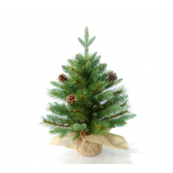 Έλατο mixed pine plastic και κουκουναρια 45cm