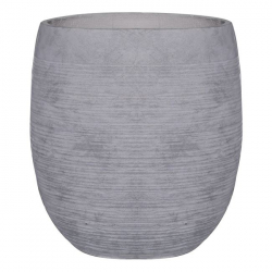 FLOWER POT-8 Απόχρωση Light Grey Wash Φ48x52cm