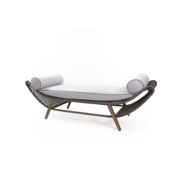 Ξαπλώστρα Carmen Daybed Γκρί Σχοινί (200x70x62)