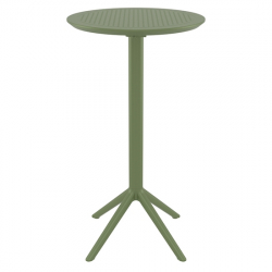 SKY OLIVE GREEN BAR Φ60Χ108εκ.ΠΤΥΣ/ΝΟ ΤΡΑΠ. ΠΟΛ/ΝΙΟΥ