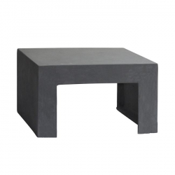 CONCRETE ΤΡΑΠΕΖΑΚΙ ΣΑΛΟΝΙΟΥ CEMENT GREY 80x80x47cm