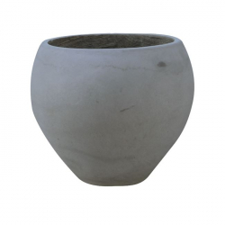 FLOWER POT-5 Γκρι Τσιμέντου Cement Φ55x40cm