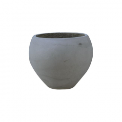 FLOWER POT-5 Γκρι Τσιμέντου Cement Φ32x26cm