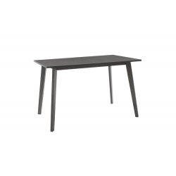 Tραπεζαρία Benson - Toto pakoworld σετ 5τμχ rustic grey - ύφασμα γκρι 120x75x75εκ