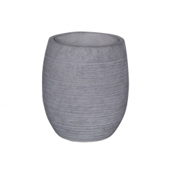 FLOWER POT-8 Απόχρωση Light Grey Wash Φ25x28cm