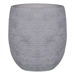 FLOWER POT-8 Απόχρωση Light Grey Wash Φ48x52cm