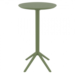 SKY OLIVE GREEN BAR Φ60Χ108εκ.ΠΤΥΣ/ΝΟ ΤΡΑΠ. ΠΟΛ/ΝΙΟΥ