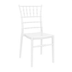 CHIAVARI GLOSSY WHITE(Σ4)KAPEKΛA 45X51X91εκ.