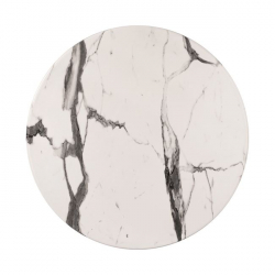 ΕΠΙΦΑΝΕΙΑ ΤΡΑΠΕΖΙΟΥ Φ70Χ2.5εκ. WERZALIT MARBLE WHITE-GREY 5657 HM5228.11