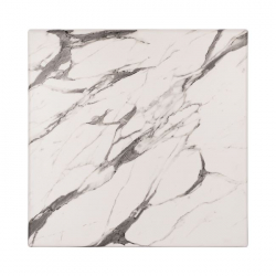 ΕΠΙΦΑΝΕΙΑ ΤΡΑΠΕΖΙΟΥ WERZALIT 80Χ80Χ3.5εκ. MARBLE WHITE-GREY 5657 HM5231.11