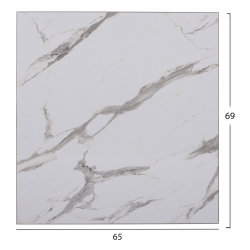 ΕΠΙΦΑΝΕΙΑ ΤΡΑΠΕΖΙΟΥ HLP MARBLE WHITE-GREY 5145 HM5827.11 65X69