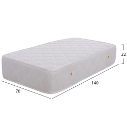 ΣΤΡΩΜΑ BABYCLOUD HM664.01 BONELL SPRING 70X140 ΛΕΥΚΟ