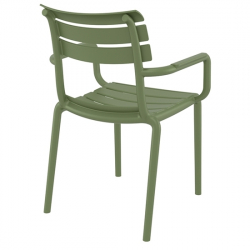 PARIS OLIVE GREEN ΠΟΛΥΘΡΟΝΑ ΠΟΛ/ΝΙΟΥ 58X59X84εκ.