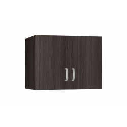 Ντουλάπα δίφυλλη και πατάρι Zelia pakoworld wenge 79x42x240εκ. 79x42x240εκ