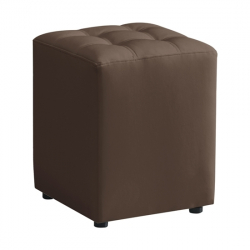 CUBE BROWN PU ΣΚΑΜΠΟ 35X35X42εκ.