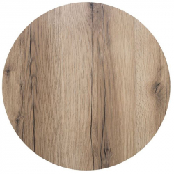 HPL (High Pressure Laminated) Επιφάνεια Τραπεζιού Απόχρωση Natural Wood, Εξωτερικού χώρου Φ70cm/12mm