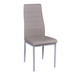 JETTA ΚΑΡΕΚΛΑ PVC CAPPUCCINO/ΒΑΦΗ ΓΚΡΙ 40X50X95 CM