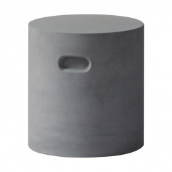 CONCRETE CYLINDER ΣΚΑΜΠΩ CEMENT GREY Φ37 Υ40cm