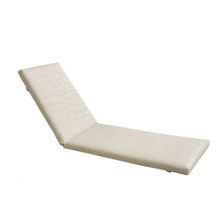 SUNLOUNGER Μαξιλάρι Ξαπλώστρας Textilene Μπεζ με Φερμουάρ και Velcro (Foam+Polyester) 196(78+118)x60x7cm