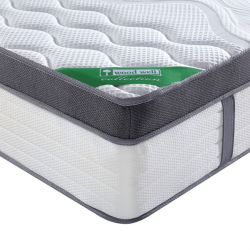 ΣΤΡΩΜΑ Pocket Spring 5-Zone Gel Memory Foam+Latex, Διπλής Όψης και Αίσθησης (Roll Pack) 160x200x36cm