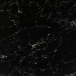 HPL (High Pressure Laminated) Επιφάνεια Τραπεζιού Απόχρωση Black Marble, Εξωτερικού χώρου 70x70cm/12mm