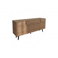 Μπουφές Sennan pakoworld μελαμίνης oak 180x45x80εκ