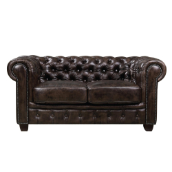 CHESTERFIELD-689 Τ.2ΘΕΣ.ΔΕΡΜΑ ΚΑΦΕ 160X92X72