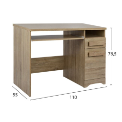 HM333+HM336 PLAYROOM ΓΡΑΦΕΙΟ SONAMA 110X55X76.5εκ