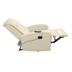 HM0026.02 ΠΟΛΥΘΡΟΝΑ RELAX ΜΕ ΜΗΧΑΝΙΣΜΟ MASSAGE PU ΕΚΡΟΥ 80X96X97