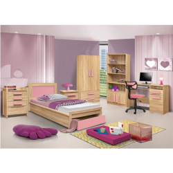 HM331+HM336.02 PLAYROOM ΚΟΜΟΔΙΝΟ SONAMA-ΡΟΖ 40Χ48Χ39εκ.