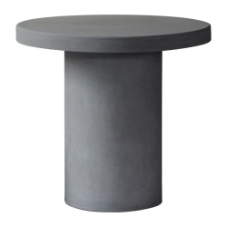 CONCRETE CYLINDER ΤΡΑΠΕΖΙ CEMENT GREY Φ80 Υ75cm