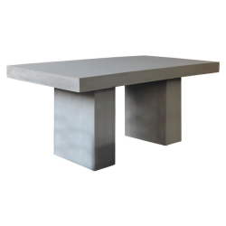 CONCRETE ΤΡΑΠΕΖΙ CEMENT GREY 160x90x75cm