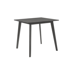 Benson-Toto Tραπεζαρία σετ 5τμχ MDF rustic grey - ύφασμα grey 80x80x75 cm