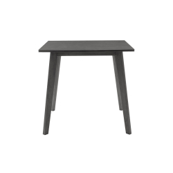 Benson-Toto Tραπεζαρία σετ 5τμχ MDF rustic grey - ύφασμα grey 80x80x75 cm