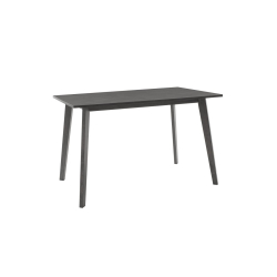 Benson-Toto Tραπεζαρία σετ 5τμχ rustic grey - ύφασμα γκρι 120x75x75 cm