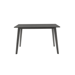 Benson-Toto Tραπεζαρία σετ 5τμχ rustic grey - ύφασμα γκρι 120x75x75 cm