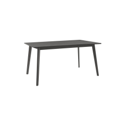 Benson-Orlean Tραπεζαρία σετ 7τμχ rustic grey - ύφασμα γκρι 150x90x75 cm