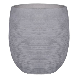 FLOWER POT-8 Απόχρωση Light Grey Wash Φ48x52cm