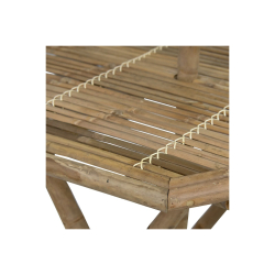 Τραπέζι Nando pakoworld πτυσσόμενο bamboo φυσικό 114x100x75εκ