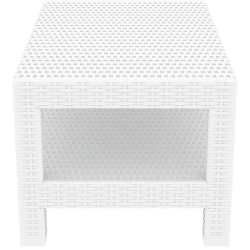 Τραπεζάκι Πολυπροπυλενίου Monaco White 92X57X45εκ.