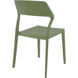 Καρέκλα Πολυπροπυλενίου Snow Olive Green 52X56X83εκ.